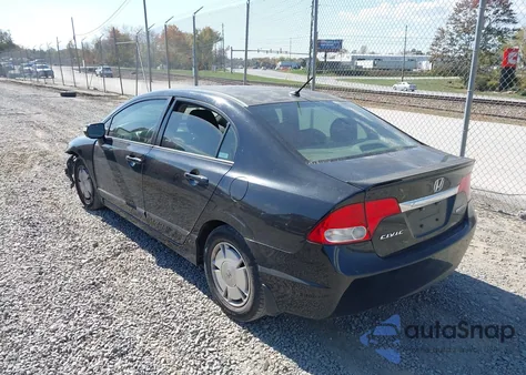 2010 Honda Civic Hybrid from USA, damaged, VIN JHMFA3F23AS002539